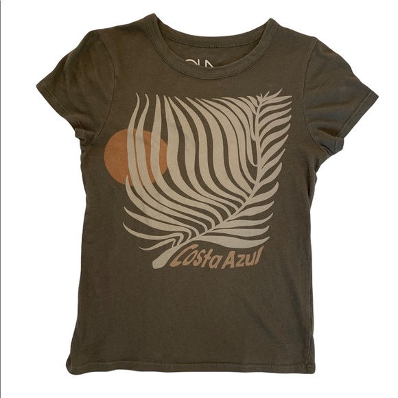 Chaser Costa Azul Tee Olive Green Size Small - Picture 7 of 16